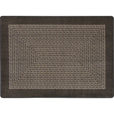 Like Home™ Chocolate Classroom Carpet, 5'4" Round