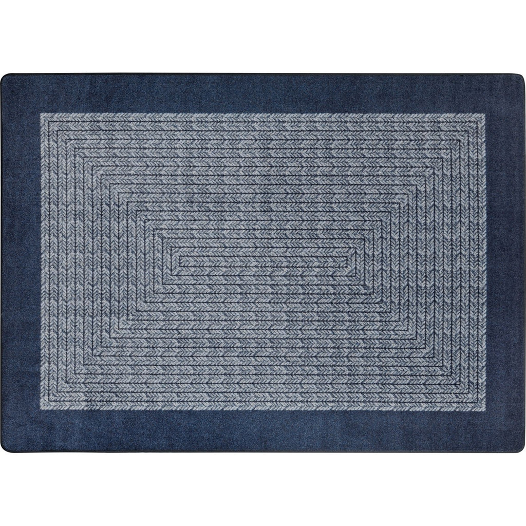 Like Home™ Navy Classroom Carpet, 7'8" x 10'9" Rectangle