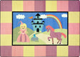 Lil' Princess© Kid's Play Room Rug, 5'4"  Round