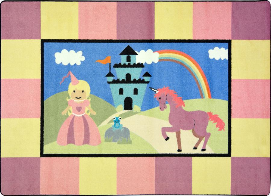 Lil' Princess© Kid's Play Room Rug, 5'4"  Round