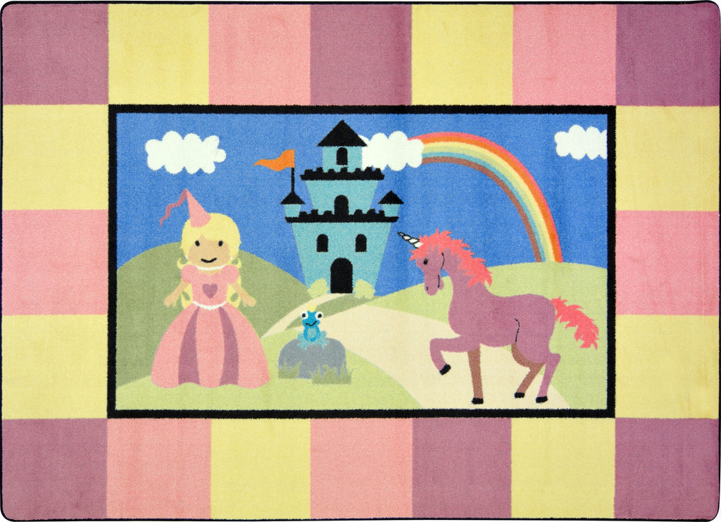 Lil' Princess© Kid's Play Room Rug, 3'10" x 5'4" Rectangle