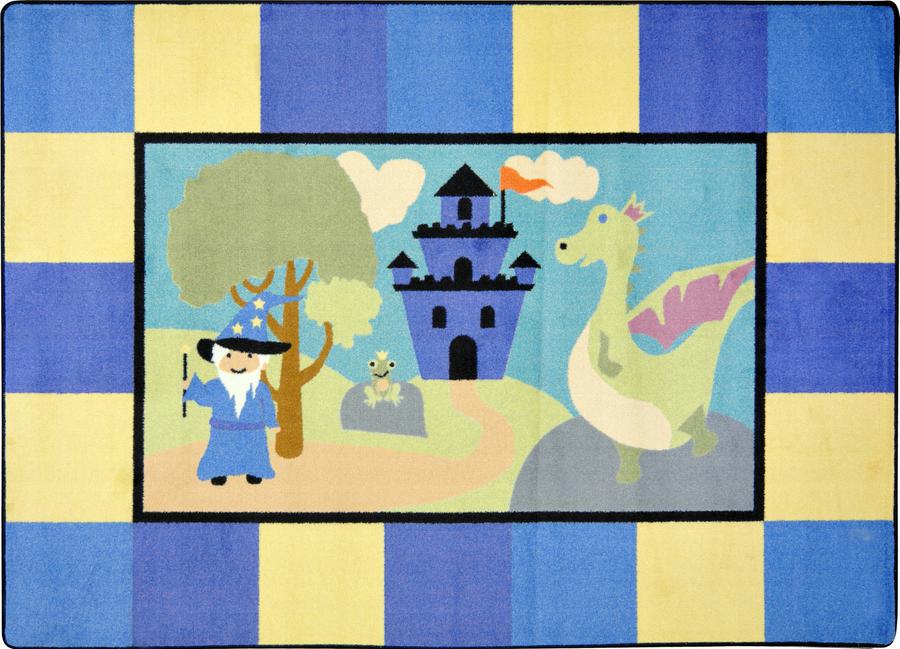 Lil' Wizard© Classroom Rug, 5'4" x 7'8" Rectangle