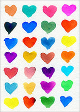 Colorful Hearts - Valentine's Day Color Mixing Craft!