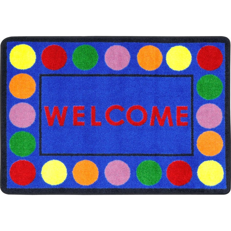 Lots of Dots© Primary Classroom Mat, 2'8" x 3'10" Rectangle