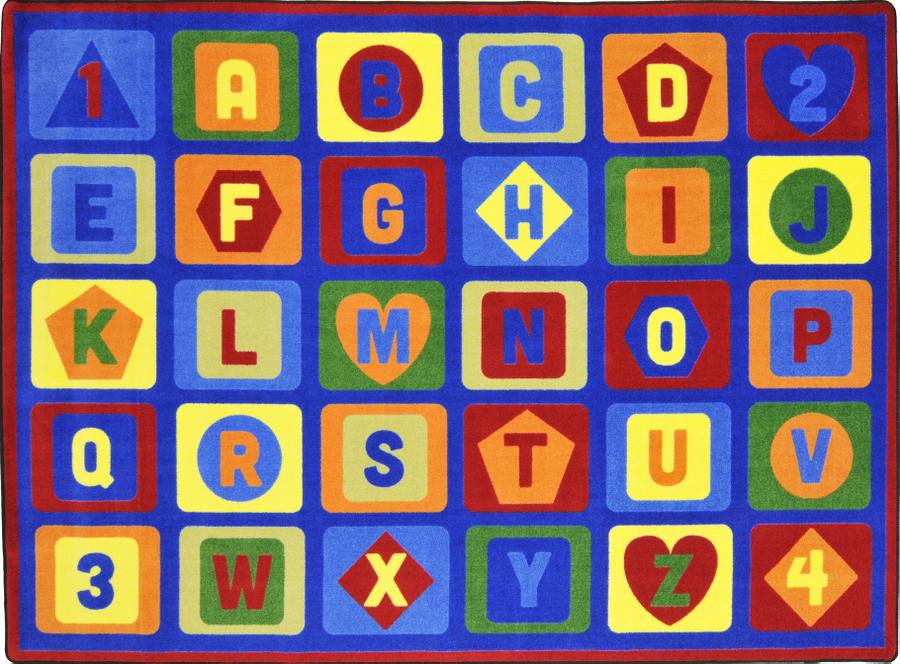 Lots to Learn™ Classroom Circle Time Rug, 7'8" x 10'9" Rectangle