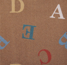 Love Letters© Alphabet Classroom Rug, 5'4" x 7'8" Rectangle Antique