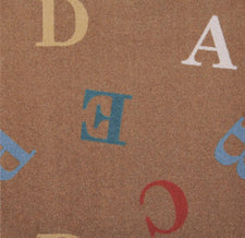 Love Letters© Alphabet Classroom Rug, 7'8" x 10'9" Rectangle Antique