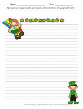 St. Patrick's Day FREE Customizable Worksheet