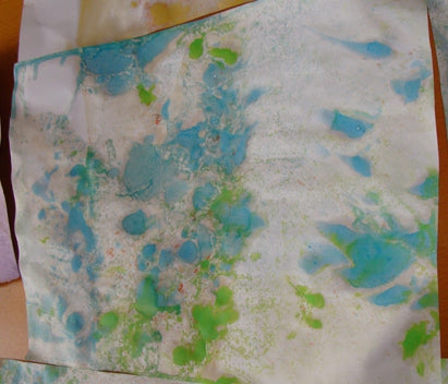 Oil + Acrylic Paint = Fun Marbling Effect!