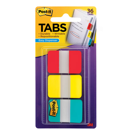 Durable Index Tabs 1 x 1.5 3/Pk