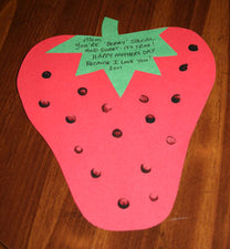 Mom, You Are 'Berry' Special! - Strawberry Card Craft for Mother's Day