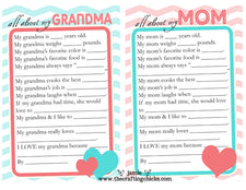 Mother's Day Printable Questionnaire