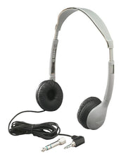 Personal Stereo Mono Headphones Leatherette Ear Cush Without Volume Control