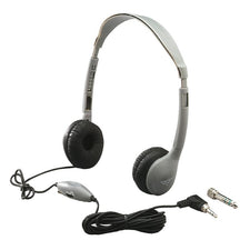 Personal Stereo Mono Headphones Leatherette Ear Cushions With Volume Control