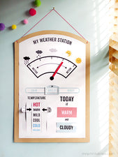 Interactive Weather Station Printable