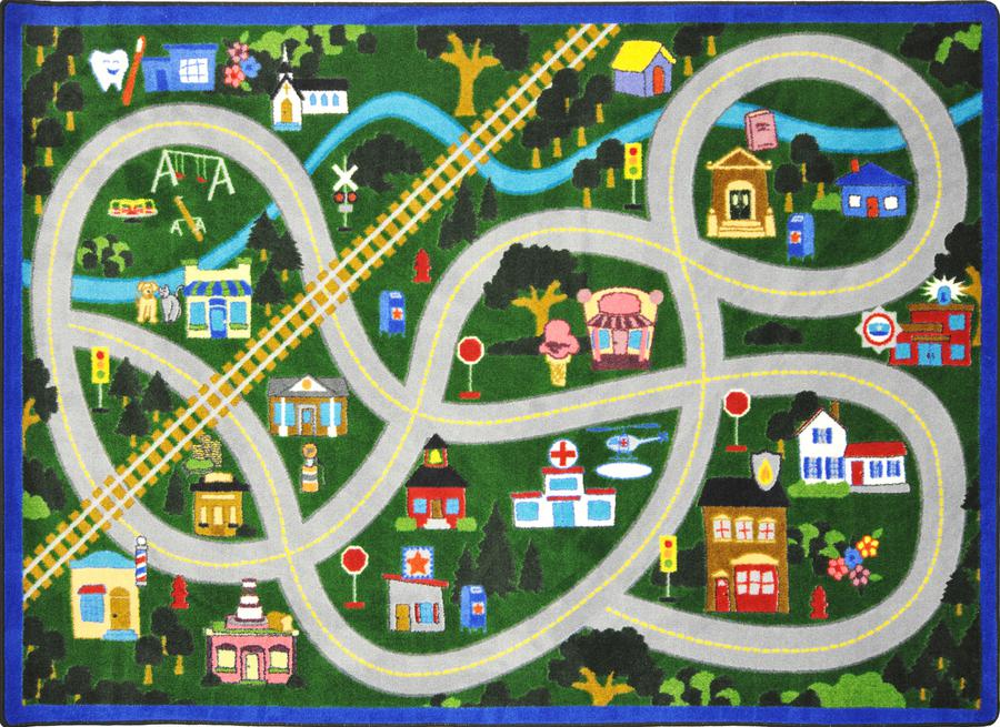 My Community Helpers© Classroom Rug, 7'8" x 10'9" Rectangle