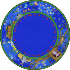 Nature's Numbers™ Classroom Seating Rug, 7'7" Round