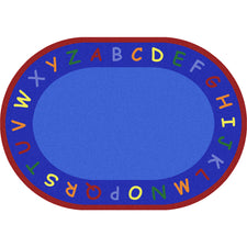 New Beginnings© Classroom Circle Time Rug, 7'8" x 10'9" Oval