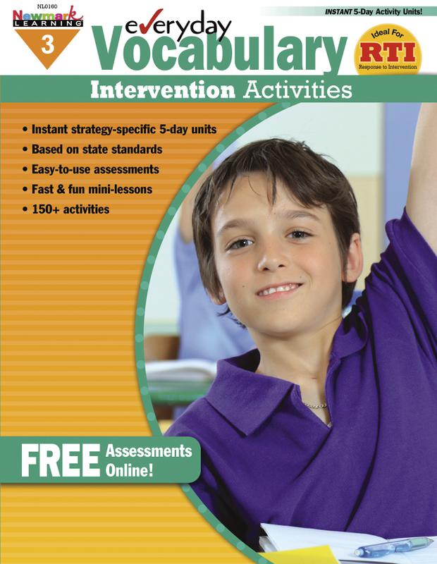 Everyday Vocabulary Intervention Activities, Grade 3