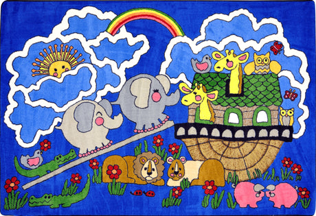 Noah's Ark© Sunday School Rug, 5'4" x 7'8" Rectangle