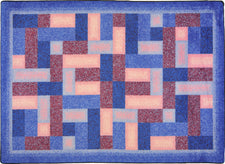 Off Beat© Classroom Rug, 5'4" x 7'8" Rectangle Purple