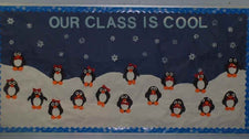 Our Class is Cool Winter Bulletin Board Idea