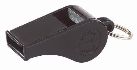 Whistle Small Plastic 12-Pk 1-3/4L Black