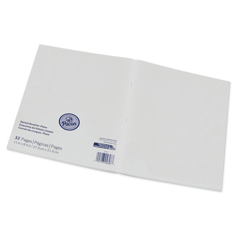 Pacon® Beginner Sketch Booklet, 8.5" x 11" (16 Sheets)