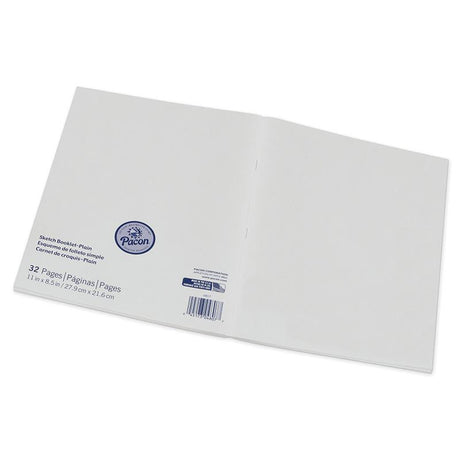 Pacon® Beginner Sketch Booklet, 8.5" x 11" (16 Sheets)
