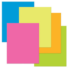Pacon® The Heavy Poster Board, 22" x 28" Assorted Neon (25 Sheets)