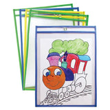 Pacon Creativity Street® Extra Large Dry Erase Coloring Pockets, 10 Count - Bright Hues