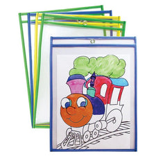 Pacon Creativity Street® Extra Large Dry Erase Coloring Pockets, 10 Count - Bright Hues