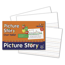 Pacon® 24″ x 16″ Picture Story Chart Tablet, 1-1/2″ Ruled