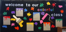 Welcome To Our Colorful Class! - Back-To-School Bulletin Board Idea