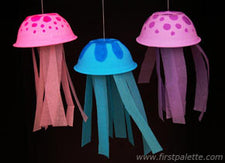 Adorable - Paper Bowl Jellyfish!