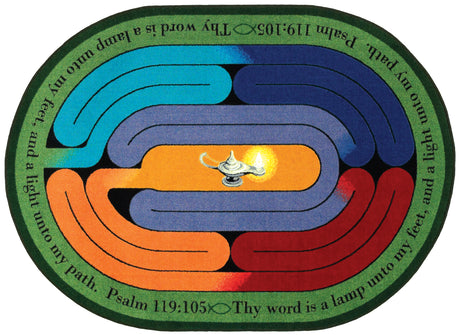Pathway of Light© Sunday School Rug, 7'7"  Round