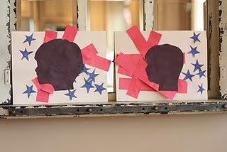"Future Greats!" - Patriotic Silhouette Craft