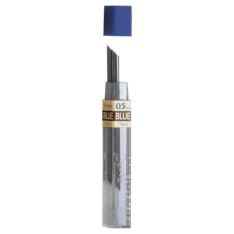 Refill Lead, 0.5mm Blue (12 Pieces)