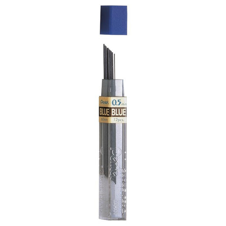 Refill Lead, 0.5mm Blue (12 Pieces)