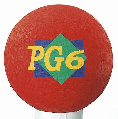 Playground Ball Red 6 In 2 Ply