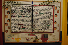 Classroom Christmas Story - December Bulletin Board