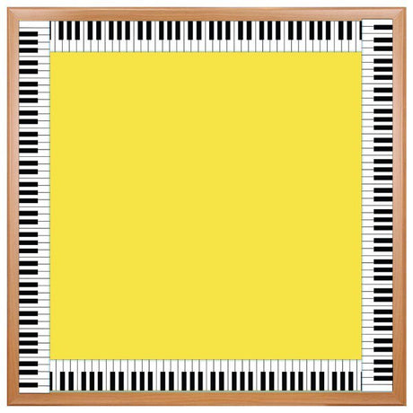 Piano Keys Bulletin Board Border