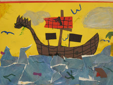 Experimenting with Pirate and Viking Ships in Art