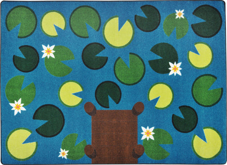 Playful Pond© Classroom Rug, 3'10" x 5'4" Rectangle