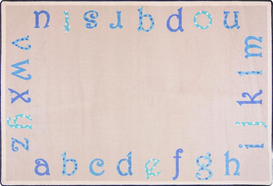 Joy Carpets Polka Dot ABC's© Classroom Rug, 7'8