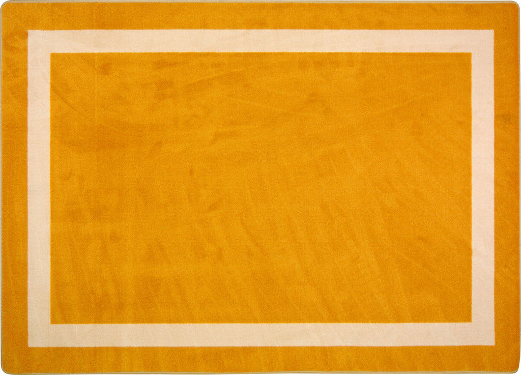 Portrait© Classroom Rug, 3'10" x 5'4" Rectangle Goldenrod