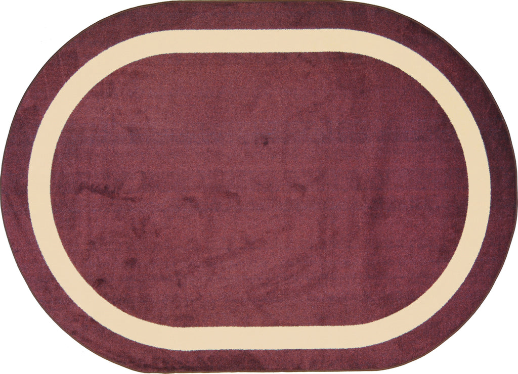 Portrait© Classroom Rug, 5'4" x 7'8"  Oval Heather