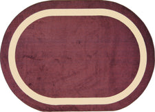 Portrait© Classroom Rug, 5'4" x 7'8"  Oval Heather