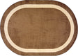 Portrait© Classroom Rug, 5'4" x 7'8"  Oval Mocha