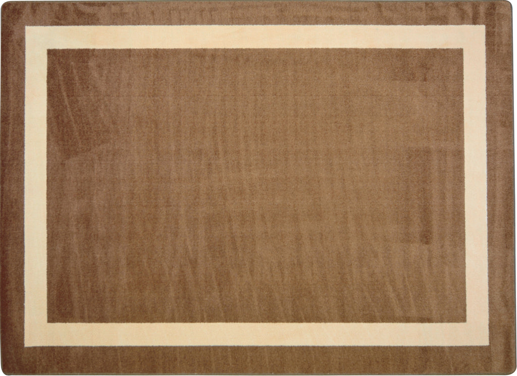 Portrait© Classroom Rug, 5'4" x 7'8" Rectangle Mocha
